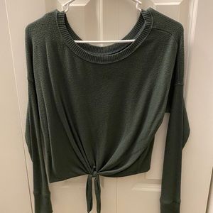 Abercrombie green sweater, super soft!